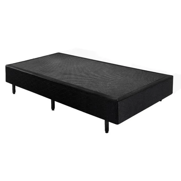 Cama Box Base Solteiro Plumatex Universal Preta 88x188x25