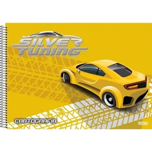 CADERNO DESENHO UNIV CAPA DURA SILVER TUNING 60F (17891321103446)