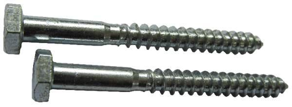 Parafuso Em Aço Cabeça Sextavada 3/16x50 Para Bucha 8mm 03peças Bricopack
