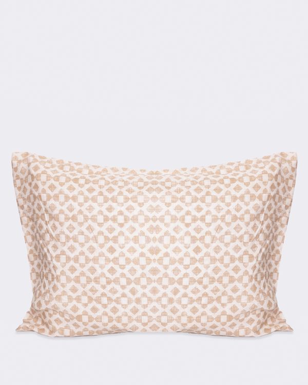 Fronha Avulsa 50cmx70cm Andreza Estampada Bege UN