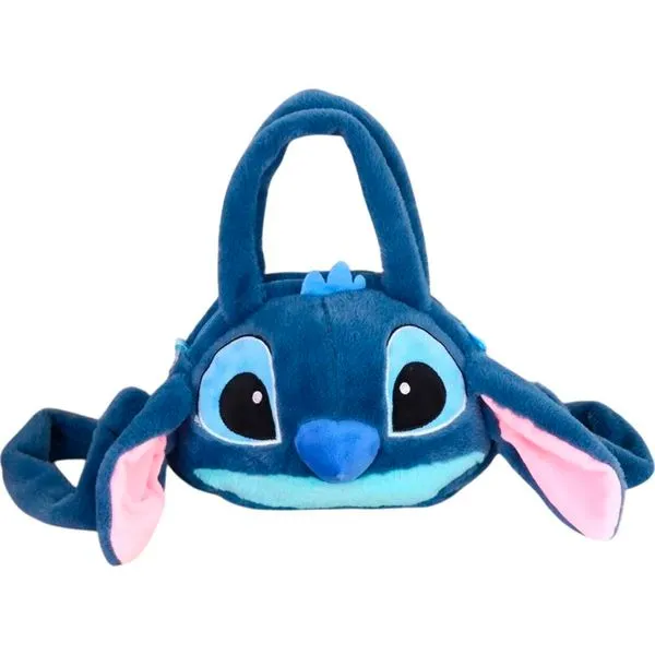 Bolsa De Pelucia Stitch Toys Angel Azul (MP)