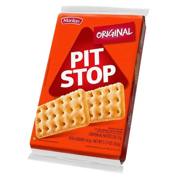 Biscoito Marilan 137/162g Pit Stop Original BISCOITO MARILAN 137/162G PIT STOP ORIGI