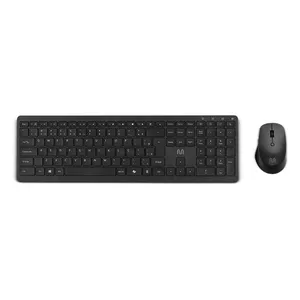 Combo Teclado e Mouse Sem Fio USB 2.4Ghz + Bluetooth Preto Multi - TC402 TC402