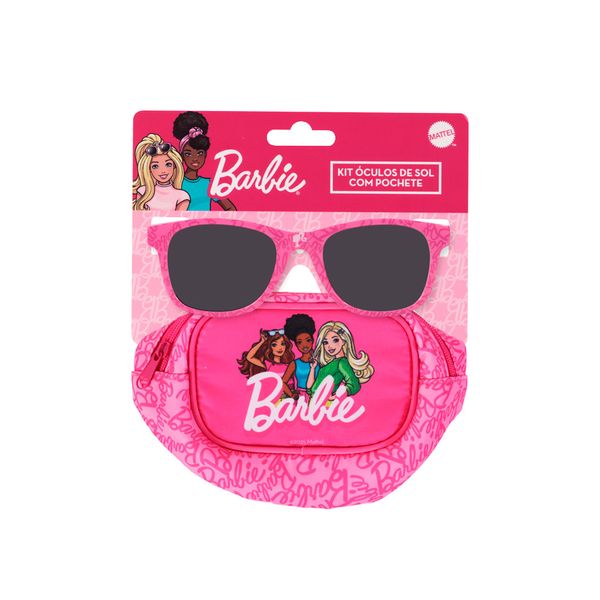 Conjunto De Acessórios - Barbie - Óculos De Sol Com Pochete - Toyng