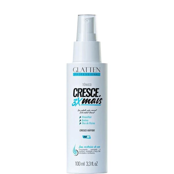 Glatten Cresce 3x Mais - Tônico Minoxihair 100ml