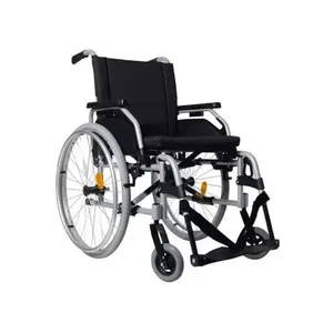 Cadeira de Rodas Ortomobil Modelo MA3FO Preto Semi brilho