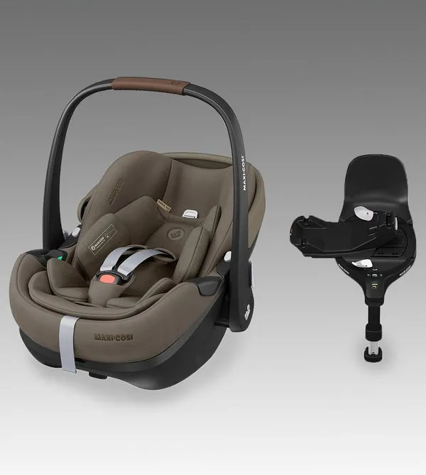 Bebê Conforto Pebble 360 Pro² com Base FamilyFix 360 Pro Twillic Truffle