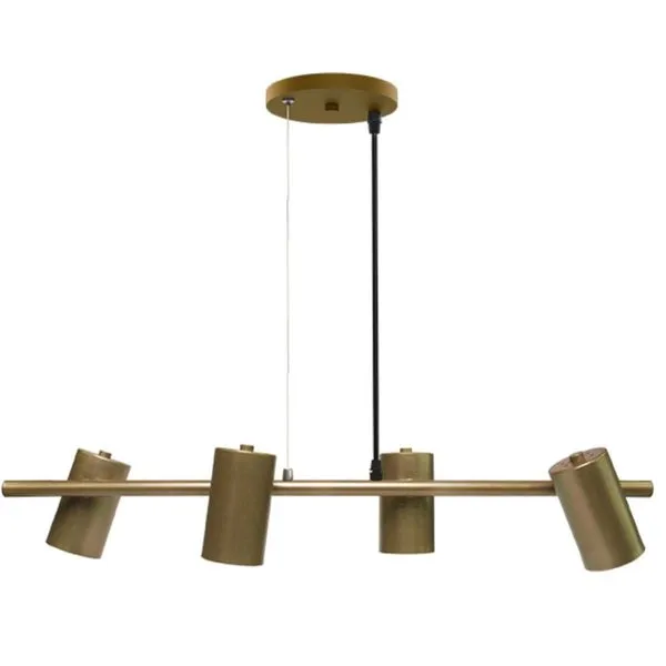 Pendente Taschibra 4XE 27 Foccus Ouro 3953 (MP)