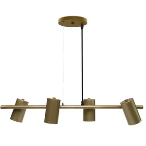 Pendente Taschibra 4XE 27 Foccus Ouro 3953 (MP)