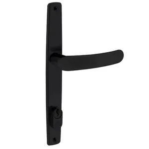 Fechadura Perfil Estreito F2400 Preto Fosco - 029821 - Aliança Fech.ext.perfil F2400a Pf - 029821 - Aliança