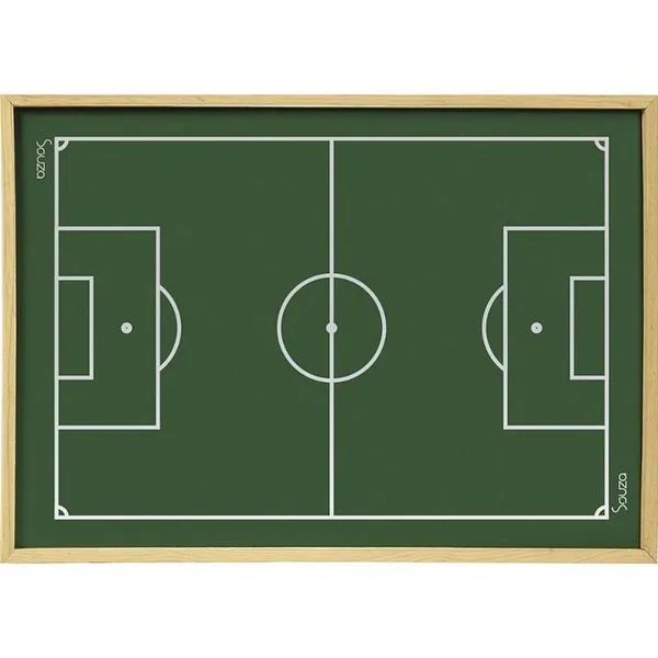 Brinquedo Campo de Botão Júnior Futebol de Mesa em Duratree 60cm X 90cm Verde Souza Office Campo de Botão Júnior Futebol de Mesa Duratree Verde Souza Office