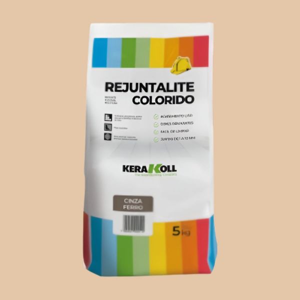 Rejunte Resinado Cerâmica e Porcelanato 5kg Kerakoll Rejunte Rejuntalite Cerâmica e Porcelanato Maple 5kg Kerakoll