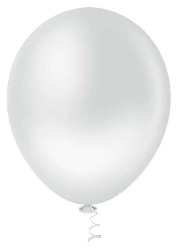 BALAO 9 LISO REDONDO GRANFESTA BRANCO 50UN PIC PIC