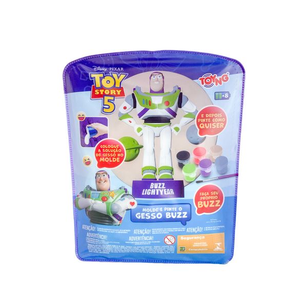 Molde E Pinte O Gesso - Disney - Toy Story - Buzz - Toyng