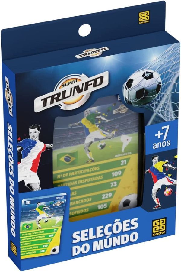 Jogo Super Trunfo Seleções Do Mundo Grow 04282