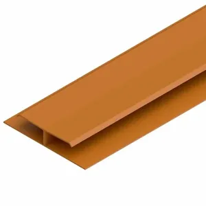 Perfil PVC Tipo H 6m Cerejeira - Plasmeg (MP)