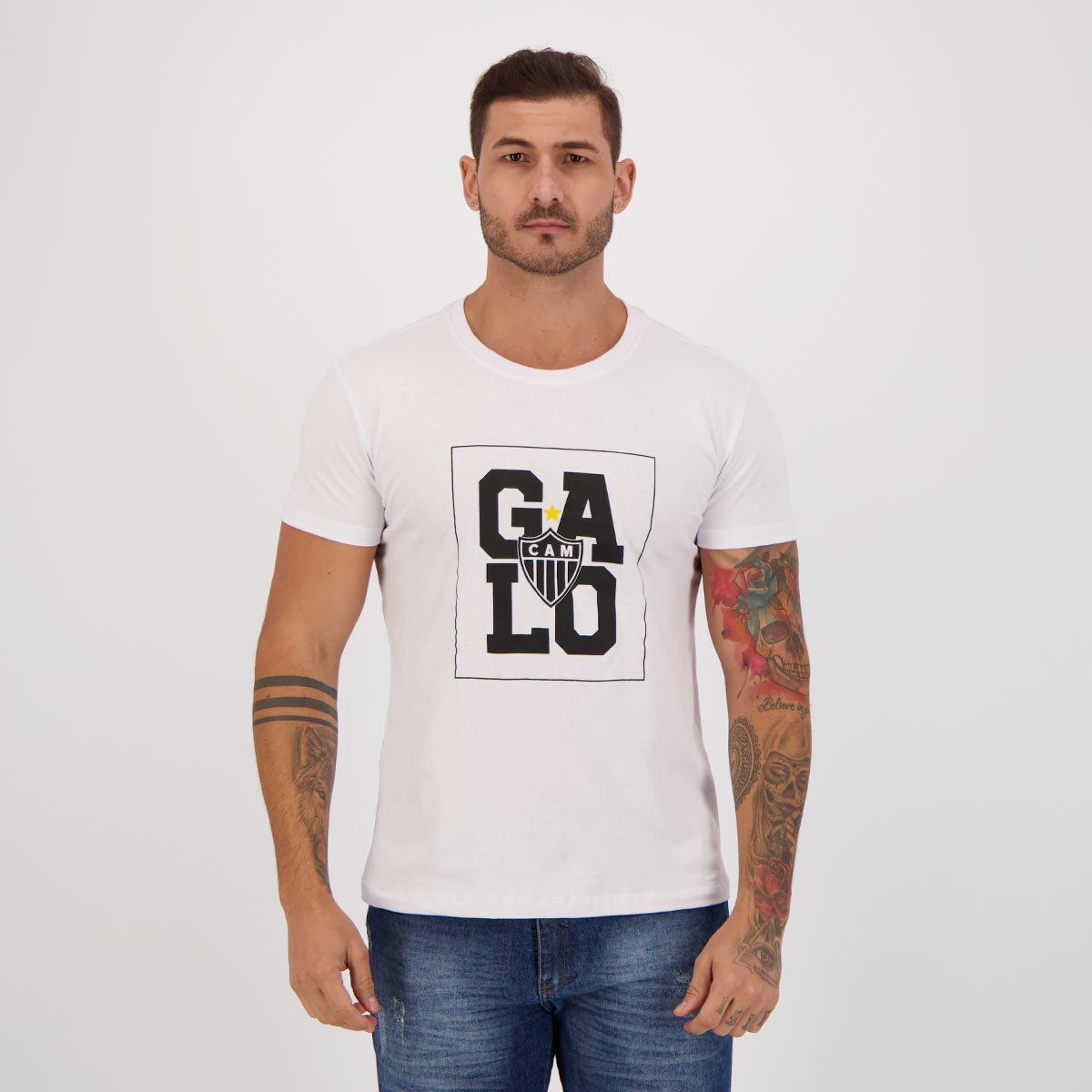 Camisa Atlético Mineiro Galo IV Branca