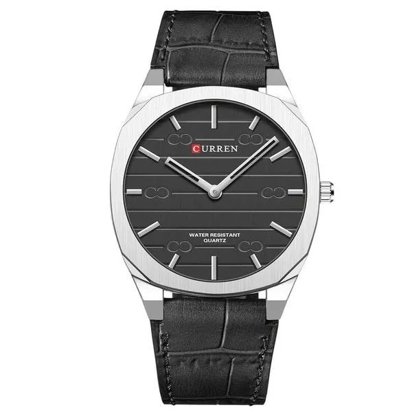 Relógio Masculino Curren 8480 Analógico em Aço Inoxidável à Prova D'água Branco Relógio Masculino Curren 8480 Analógico à Prova D'água Branco