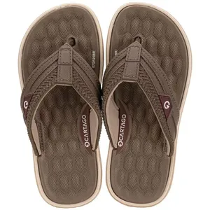 Chinelo Infantil Masculino Malta 6 Cartago 12497 CAFÉ/BEGE 29