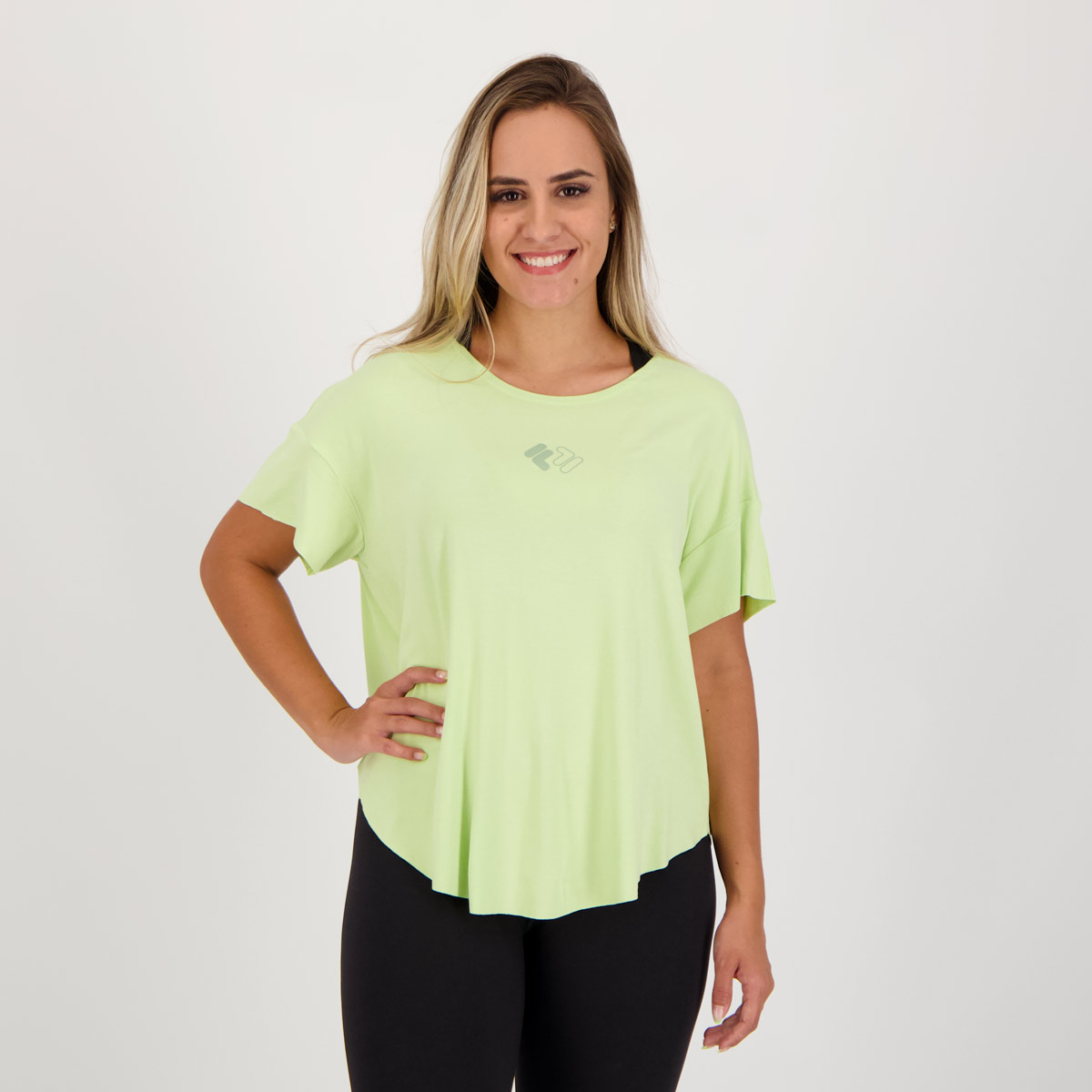Camiseta Fila Studio Train Feminina Verde