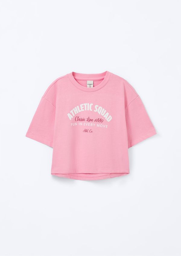 Blusa Infantil Menina Box Oversized - Rosa 010
