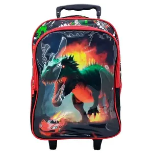 Mochila De Rodinha Tegaote Dino Car 40cm GM15 (MP)