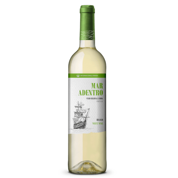 Vinho Branco Argentino Cruz Del Sur Chardonnay Vinho Branco Português Mar Adentro Blend