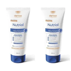 Kit com 2 Unidades de Nutriol Loção Hidratante Sem Perfume 200ml Darrow