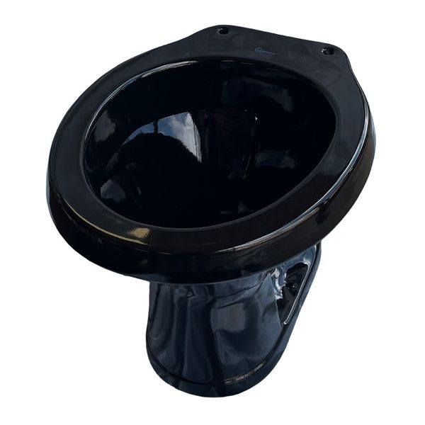 Vaso Sanitário Convencional Saída Vertical Liberty Oval SantaMarina Vaso Sanitário Convencional Saída Vertical Liberty Preto SantaMarina