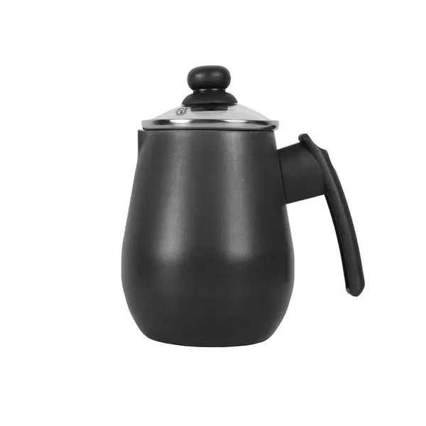 Bule Com Tampa de Vidro Preto 1,5 Litros - Dona Chefa