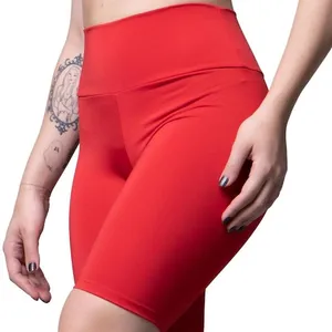 Bermuda Ciclista Vekyo Suplex Cos Cintura Alta - Feminina