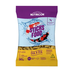 Ração Sticks Food para Carpas Koi Dia-a-Dia Nutricon 90 g