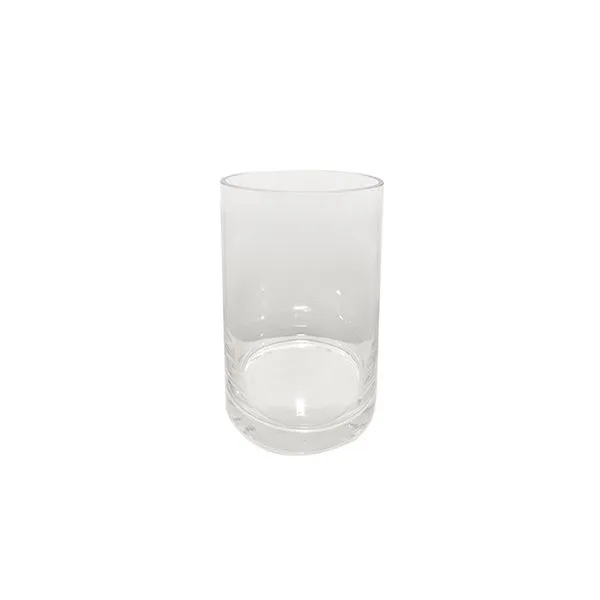 Vaso Decorativo Tubo Vidro Transparente 15x30cm EH512351 - Brascontinental