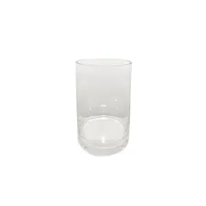 Vaso Decorativo Tubo Vidro Transparente 15x30cm EH512351 - Brascontinental