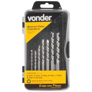 Jogo De Broca Para Concreto Vonder 7 Peças 3-10mm (MP)