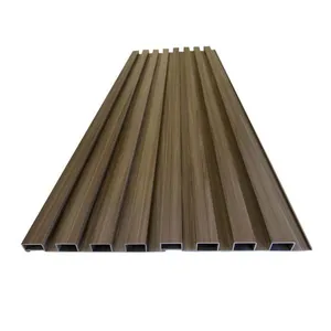 Painel Ripado PVC Bariri Painel Ripado PVC Imbuia 15cmx2,70m