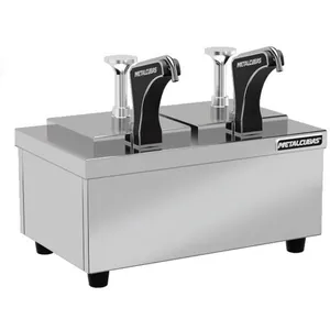 Dispenser Refrigerado de Gelo Reutilizável Metalcubas DGR 02 4L 2 Cubas Inox Dispenser Refrigerado de Gelo Metalcubas DGR 02 4L 2 Cubas Inox