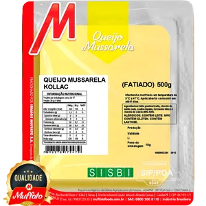 Queijo Mussarela Muffato Foods Kollac Fatiado 500g