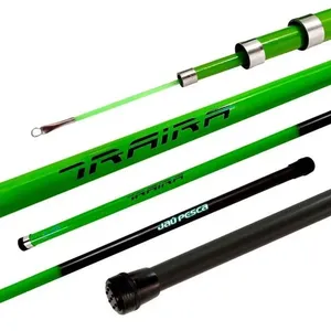 Vara Telescópica TRAIRA 3003 Gomo Longo 3,00M Fibra de Vidro Verde Alka Pesca Vara Telescópica TRAIRA 3003 Gomo Longo 3,00M Verde Alka Pesca