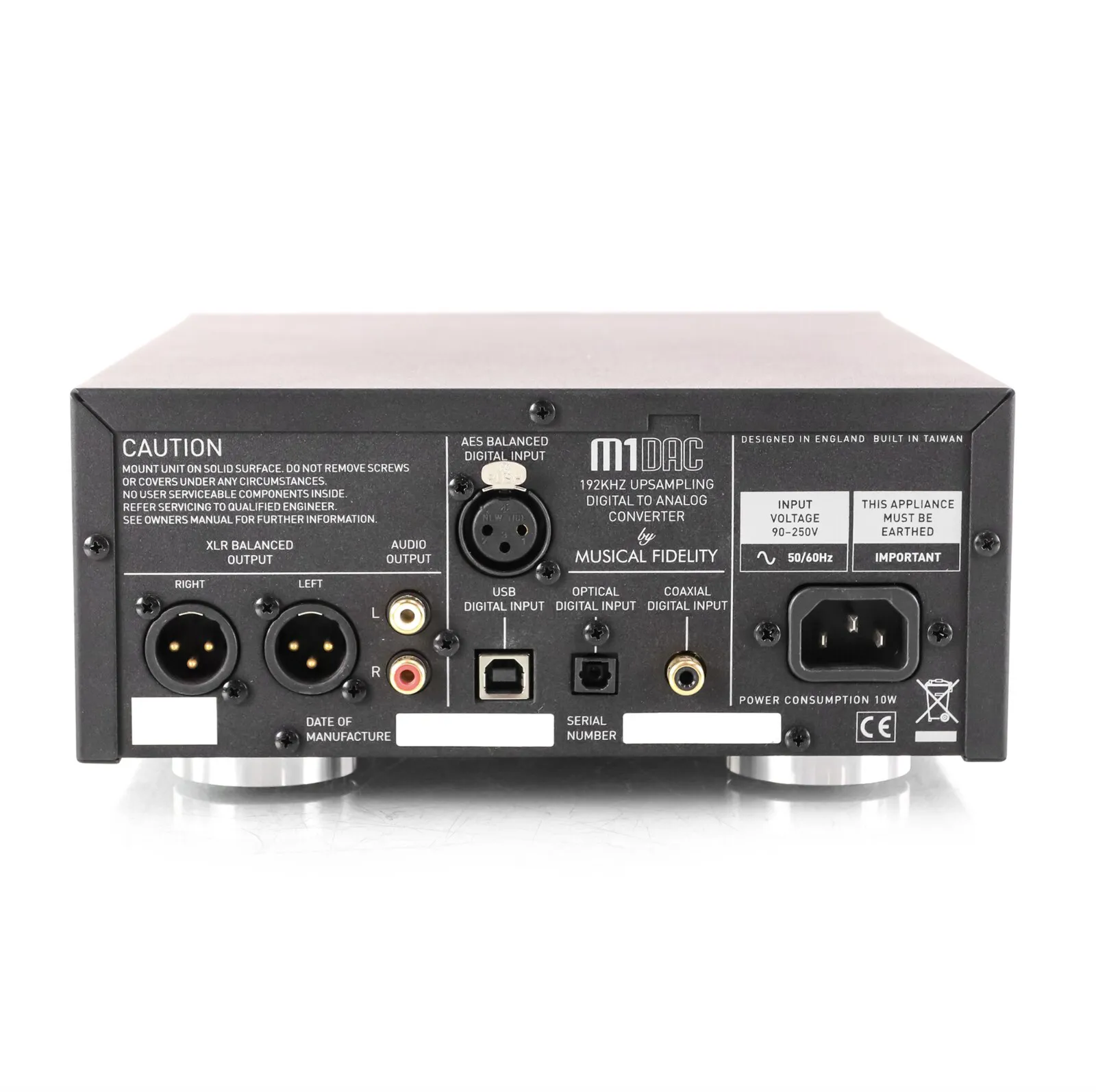 Musical Fidelity M1DAC Premium DAC 120v - Preto