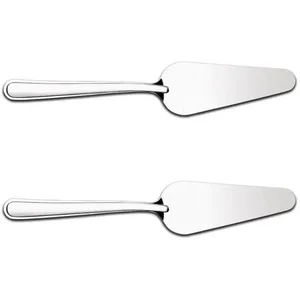 Kit 2 Espátulas para Cortar Bolo Pá Cortador de Fatia Pizza Inox Taumer