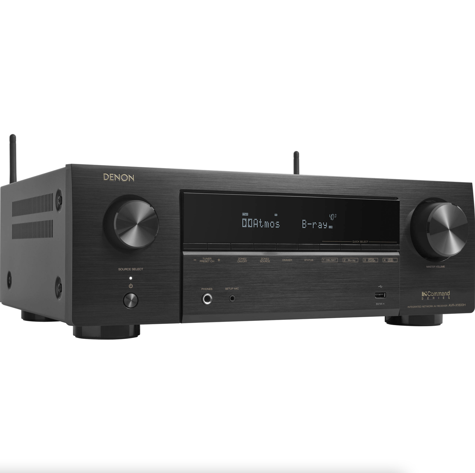 ( 220v ) Receiver Denon AVR-X1800H 8K 7.2 canais