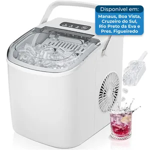 Máquina De Fazer Gelo Portátil Euhomy Branco A-BI