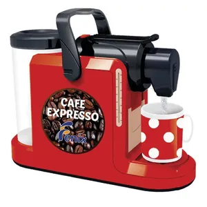 Brinquedo Infantil Máquina de Café - Café Expresso - Vermelho - EXP-538 - Fenix