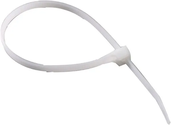Abraçadeira de Nylon 200 X 4,6mm Branca Embalagem 100 Peças HellermannTyton Abraçadeira de Nylon 200 x 4,6mm Branca Embalagem 100 Peças Hellermann Tyton