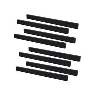 Kit 8 Suportes de Chumbar Pia Tanque Bancada 40x20mm Fixação Reforçada Preto Ouro Minas Kit 8 Suportes de Chumbar Pia Bancada 40x20mm Preto Ouro Minas