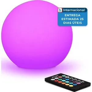 Luminária Mr.Go Decorativo LED 15cm Roxo A-MBI