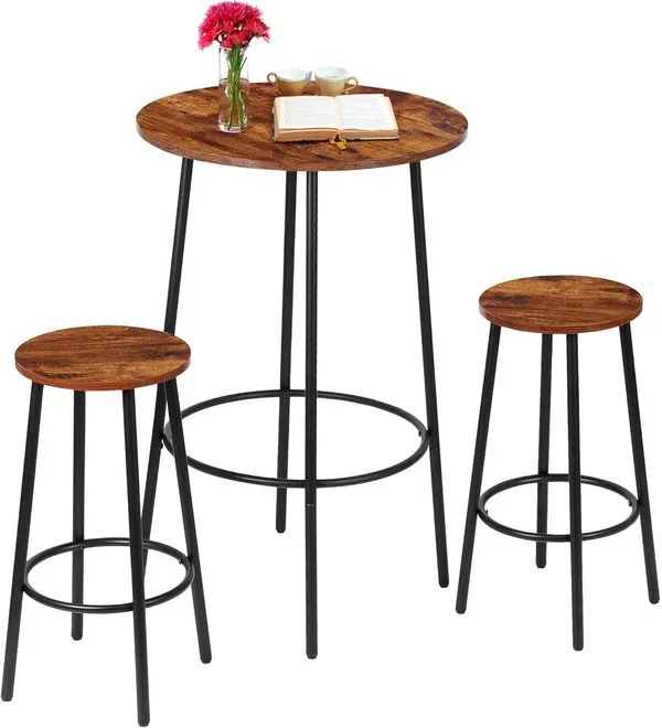 Conjunto Jantar Super Deal Marrom/Preto 3 Peças A-BI