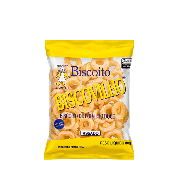 Biscoito de Polvilho Doce Biscovilho Grannieri – 80g