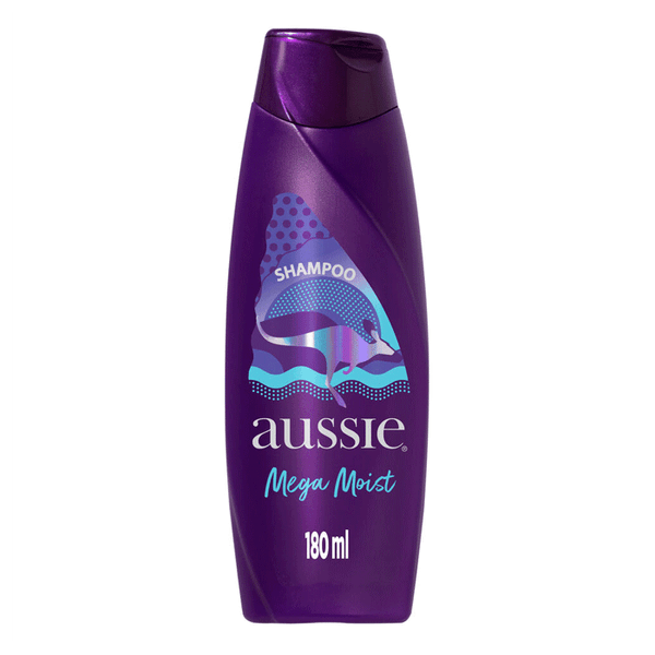 Shampoo Aussie Mega Moist Super Hidratação 180ml